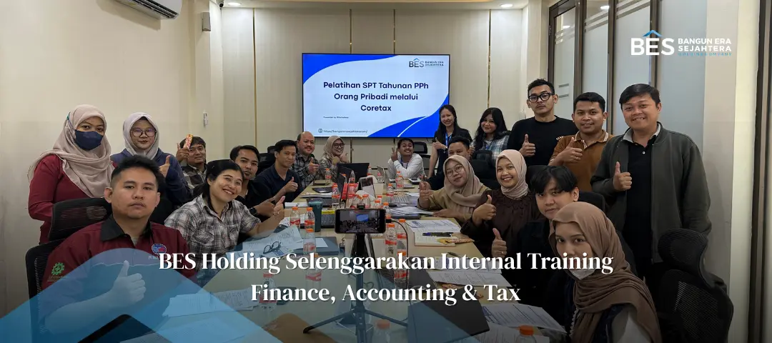 bes holding selenggarakan internal training finance, accounting, & tax